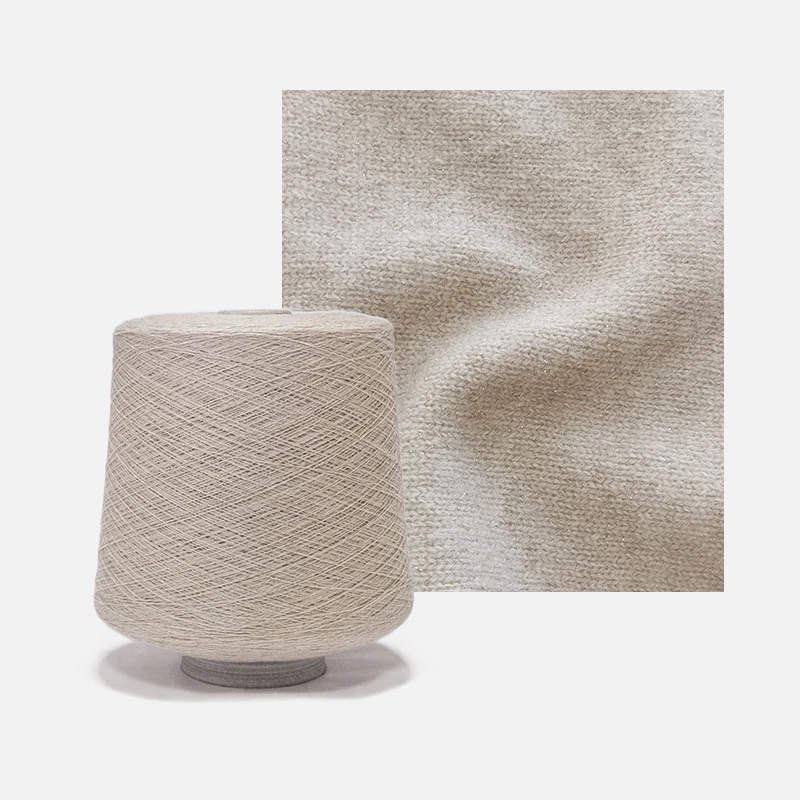 High Quality 7 Colors Stock Color Customized 93 Royal Cashmere 4 Polyamide 3 Polyester Luxury Cashmere Yarn