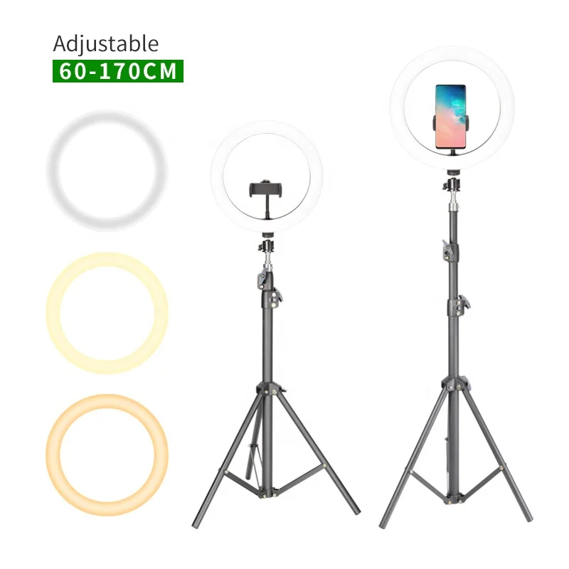 LED Ring Light Kit 10 18 Inch Ring Lamp Photo Light Ring for YouTube Makeup Studio Photography Ringlight with Light Stand