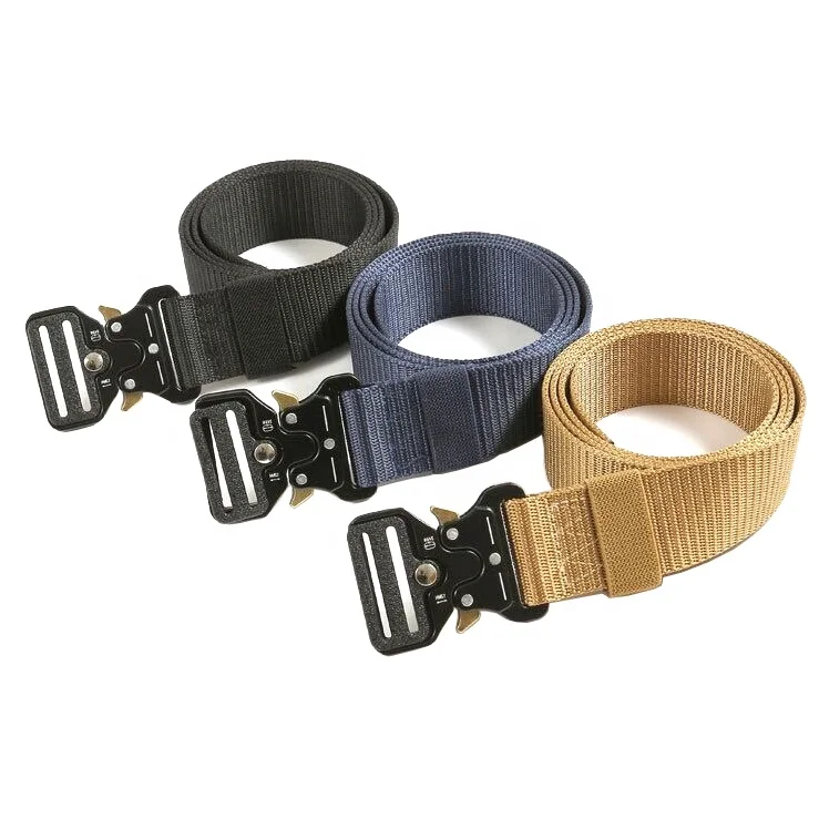  Модный пояс дизайнерский на заказ с логотипом Пряжка металлические тактические автоматические холщовые военные черные ремни