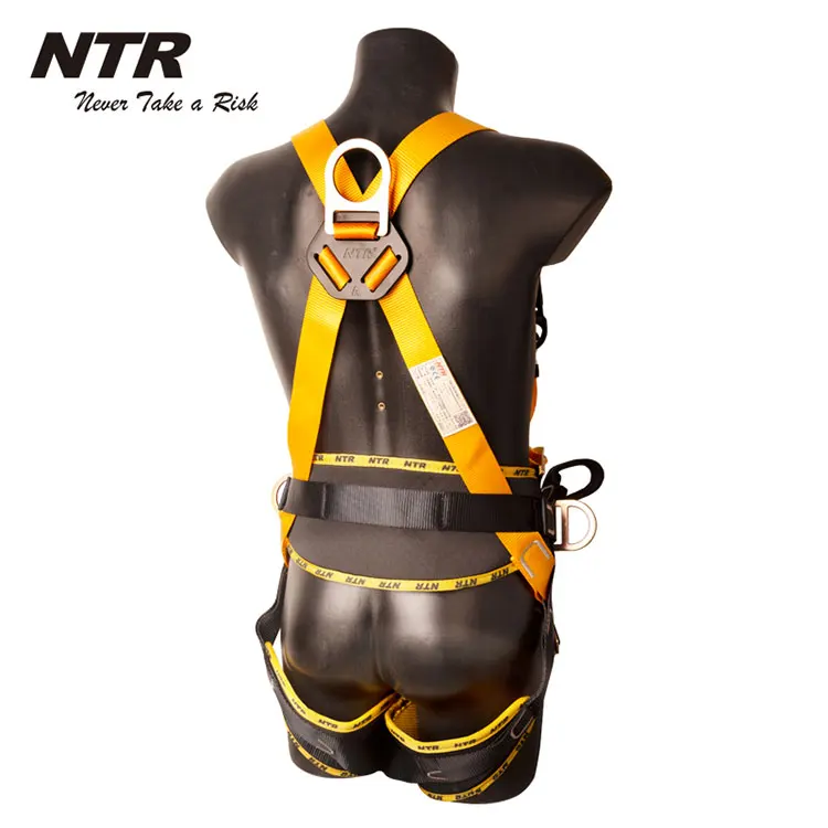 Full Body Standard Construction Safety Harness Fall Protection Universal Harnesses for Working Roofing Climbing