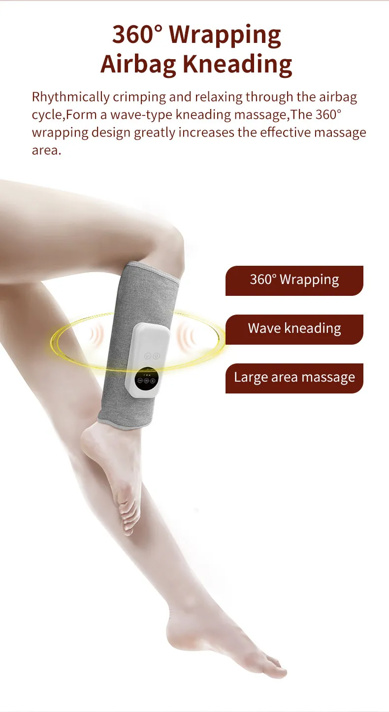 Wireless Heating Air Compression Calf Leg Massager
