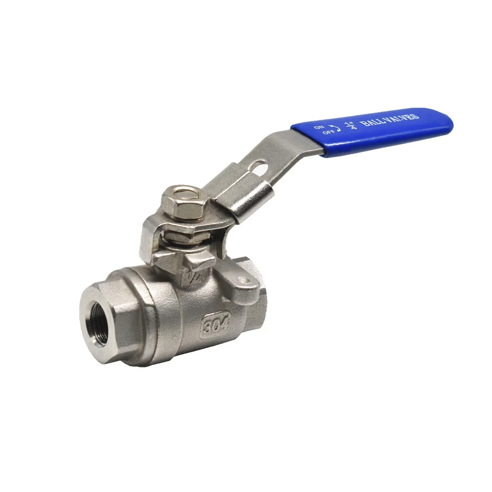 Swagelok SS Two-piece Threaded Ball Valve Stainless Steel 304 316 1 / 4NPT Ball Valve  2pc threaded