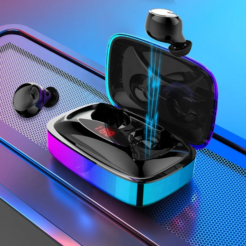 Touch Control Headphones Waterproof IPX5 Bluetooth In-Ear Wireless Headphones