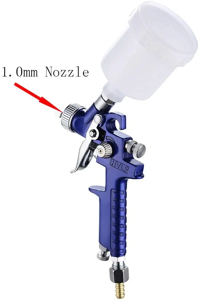 Richoice H.V.L.P High Volume Low Pressure Spray Gun With 0.8/1.0mm Nozzle