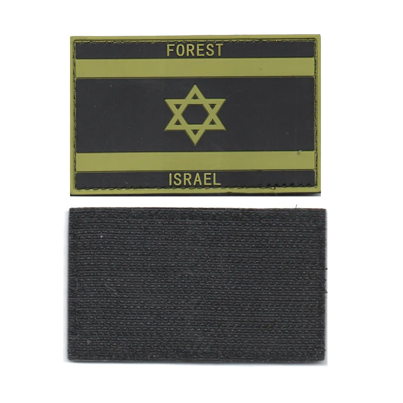 2022 silicone  making machine decorative bag brand logo 3d custom  u.s. army patches soft pvc  badge  patches azov batta