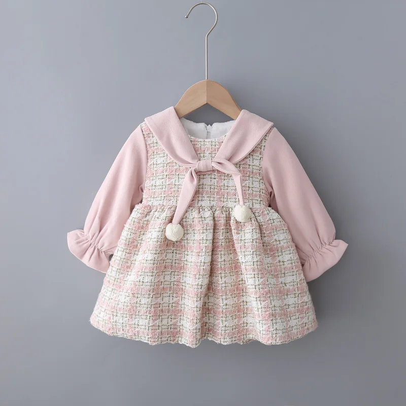 Baby Girl Clothes Children Clothes Girl Dresses 2021 New Spring And Autumn Pink Skirt Clothes Manufacturers