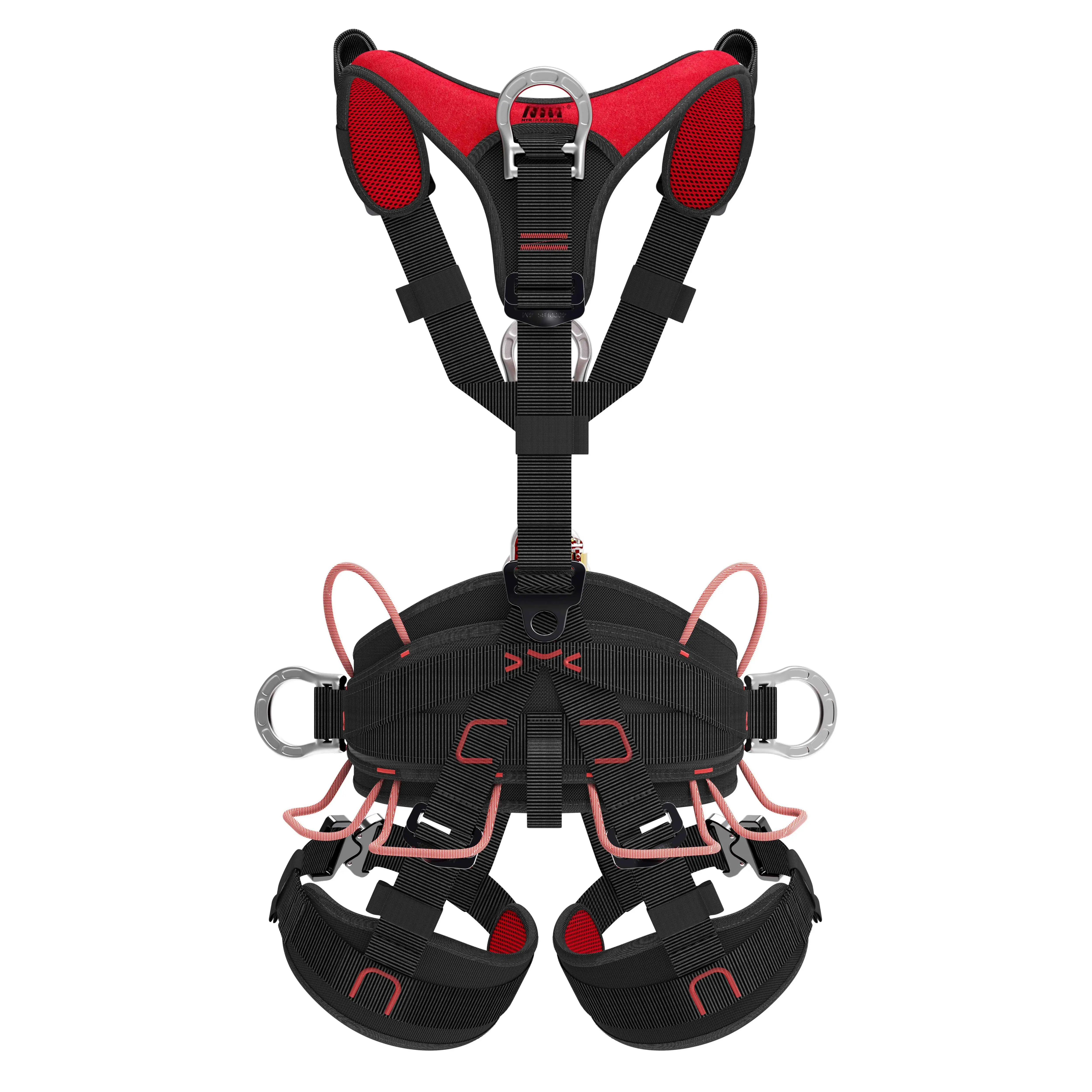 Waist Safety Belt Har Safeti Fall Protection Arnes De Seguridad Rapel Safety Belt Full Body Harness Multi-tooth Ring protection