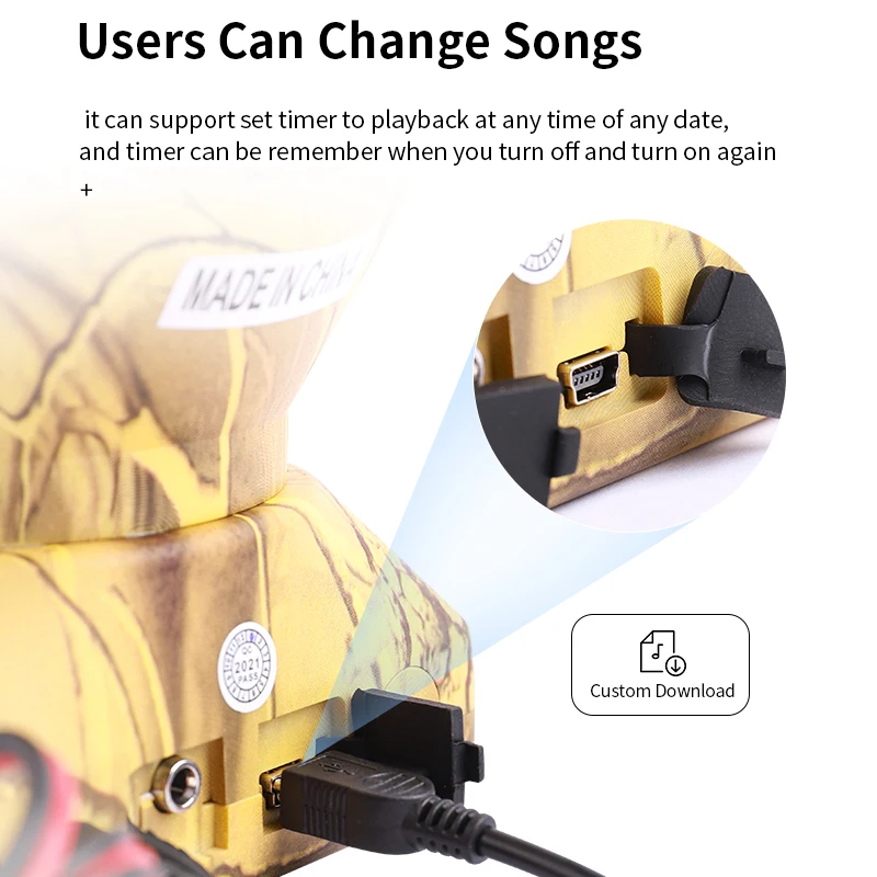 80 Вт водонепроницаемый птица утка Охота Игра Mp3 устройство машина с таймером