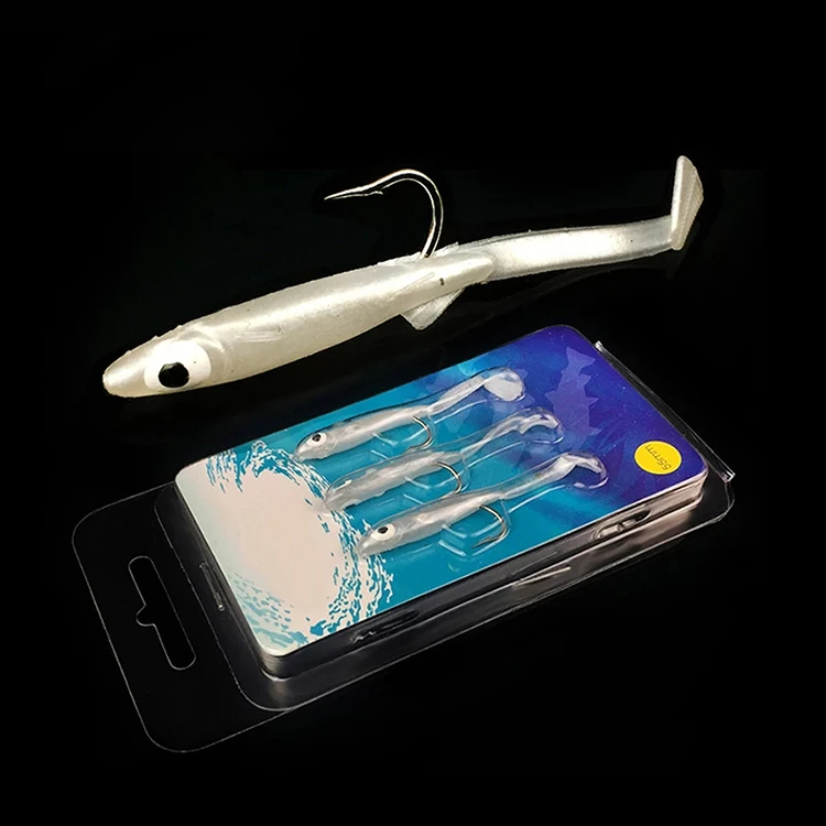 Hot export 3PCS/Bag Fishing Lure Fish Eel Lure Soft Baits with hook 55mm/0.7g Small Fish Eel artificial bait Fishing accessories