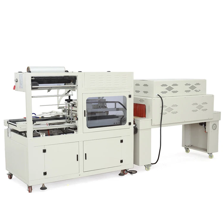 Automatic Side Sealing Cutting Machine Cosmetics Ear Phone Boxes Book Food Shoes Shrink Film Wrapping Packaging Machine