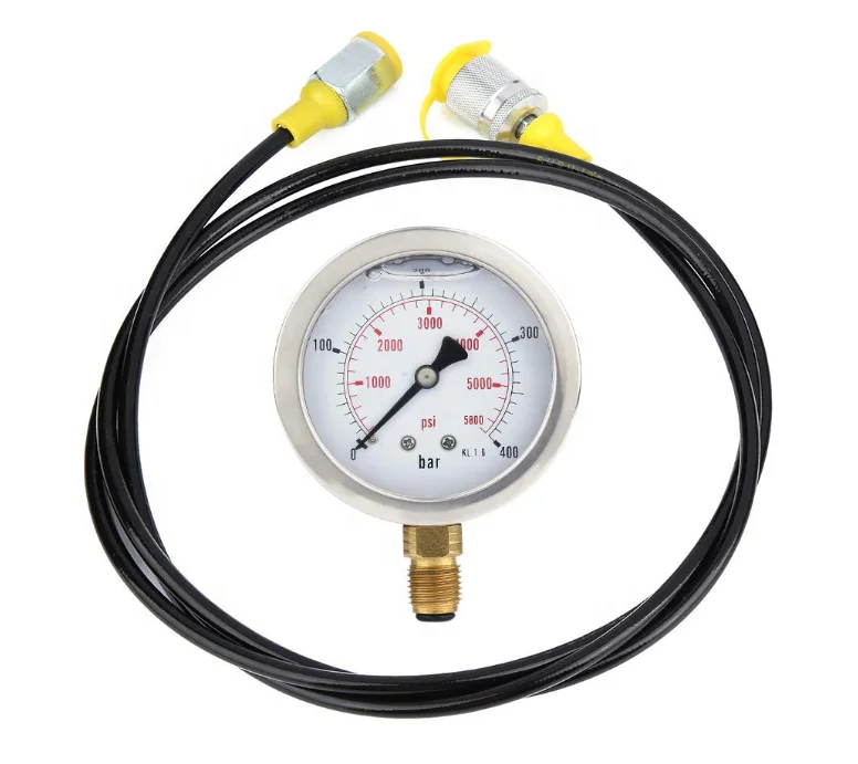 Best selling test point + pressure gauge +test hose +hydraulic couplings  pressure test kit measuring kit