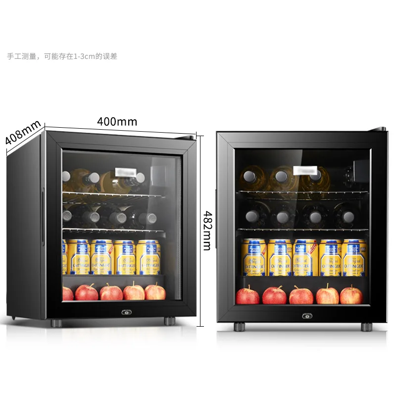 Ice Bar Small Refrigerator Household Refrigeration and Preservation Tea Cabinet Sample Storage Cabinet Wine Cabinet