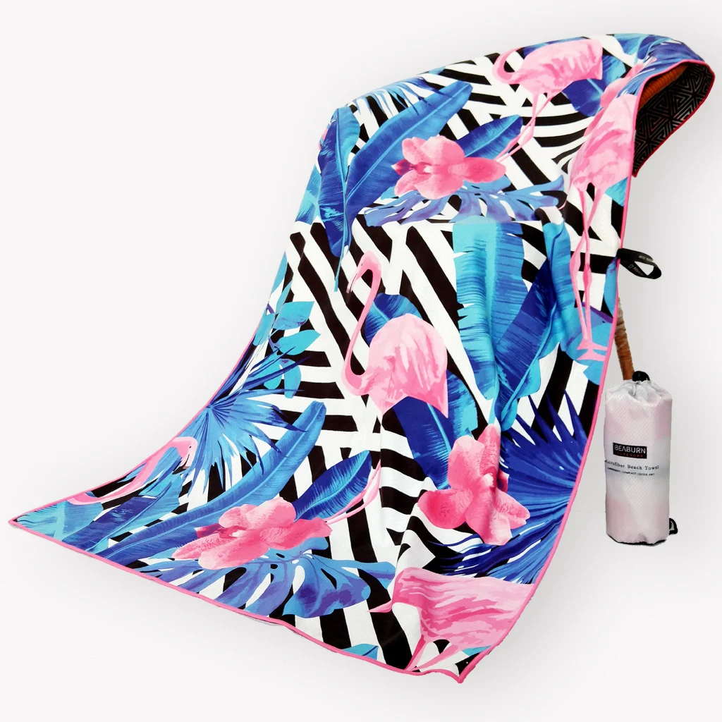 popular sublimation print spongebob beach towel for kids