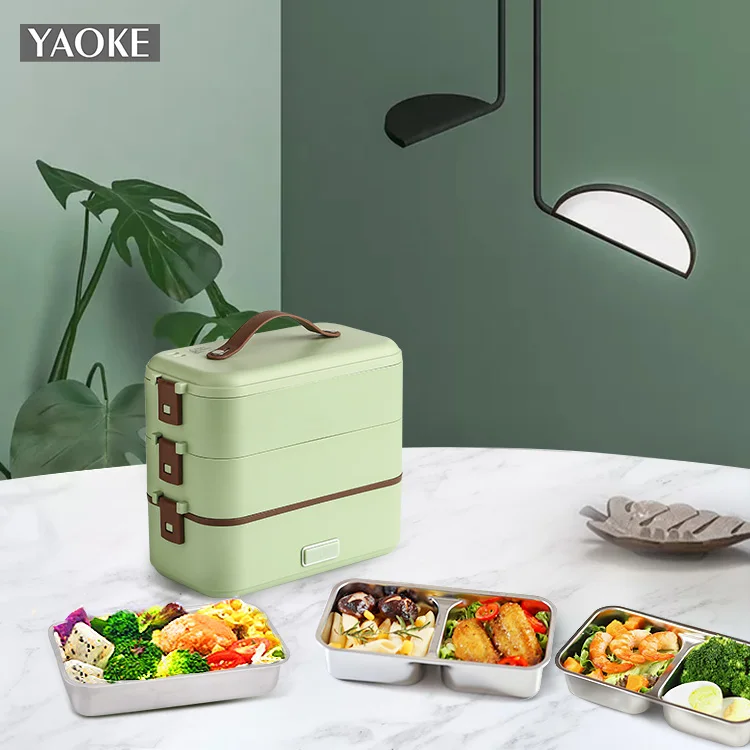 Top Seller Split Stainless Steel Tank Electric Lunch Box Insulated Lunch Bento Box for Kids