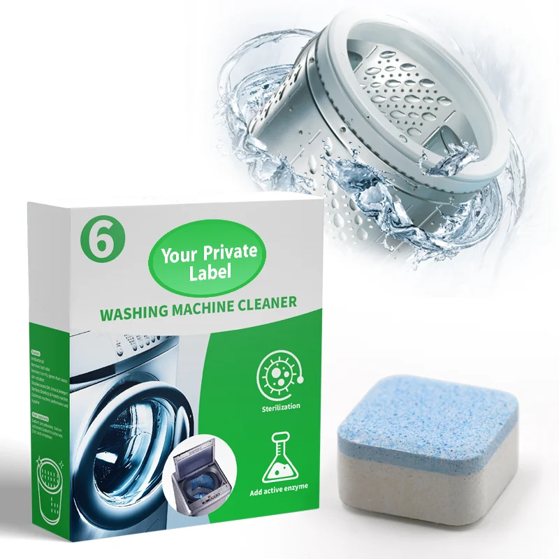 Eco Friendly Washer Machine Cleaning Tablet Washing Machine Cleaner Tablets for HE Top Load