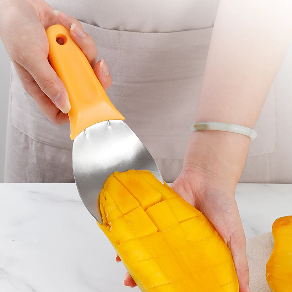 Mango Peel Knife Kitchen Accessories Mango Slicer Peeler Corer Kitchen Fruit pit Remover Peel Knife big size scoop