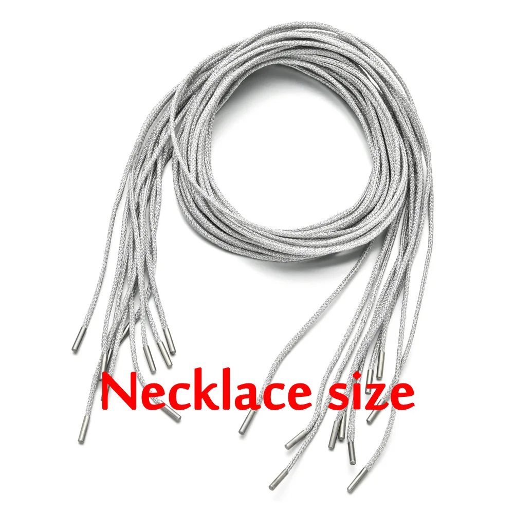 Wholesale Fashion Jewelry Spare Part Tinny Metallic Gold Silver Lurex Cord For Necklace and Bracelet Support Customize Size