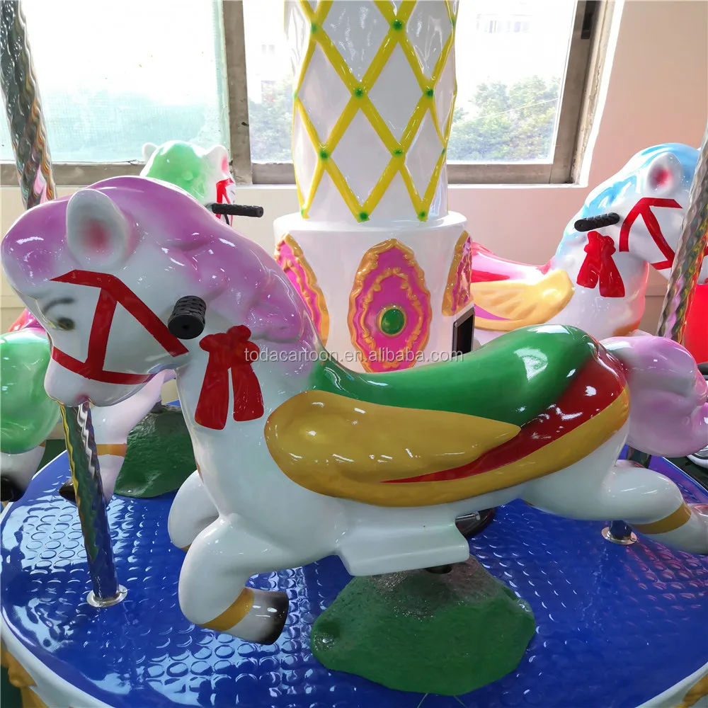 2021 Carousel arcade game machine for amusement park kids 3 players Angel carousel