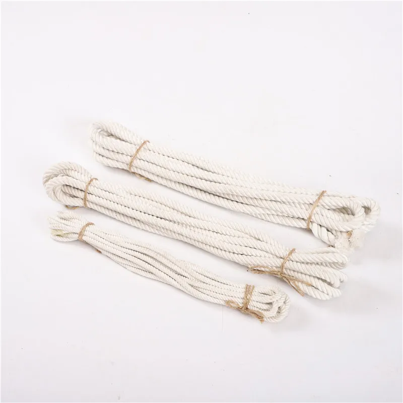 
simple Home Decorative all size strong strand twisted color bundle rope for macrame 