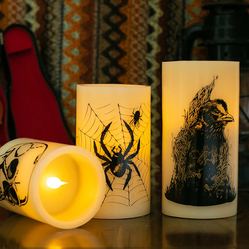 Wholesale Flameless Pumpkin Dream Catcher LED Lights LED Candles with Remote Control for Halloween