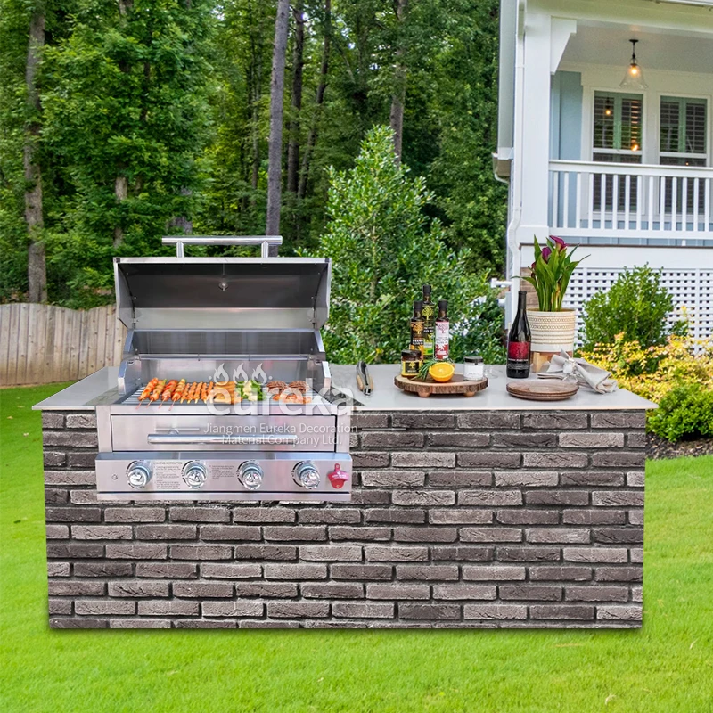 Charcoal Bbq Grills Barbecue Drop in Grill Countertop Gas Burner Built Machine