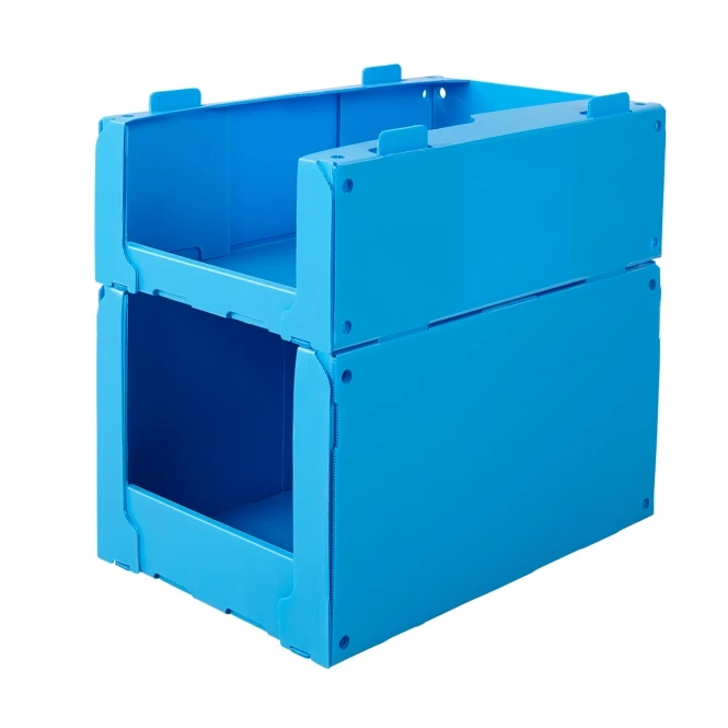100% virgin PP material box corrugated plastic storage holders & racks