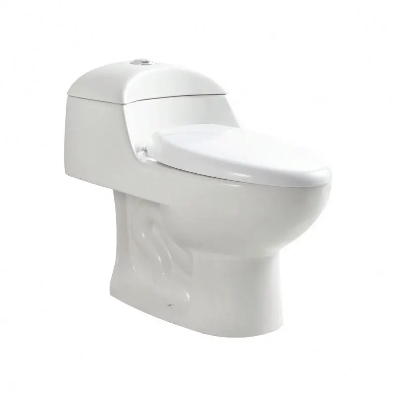 China Factory Export White Toilet Luxury Modern Hotel Commode  Bathroom One Piece Water Closet Cheapblack Toilet