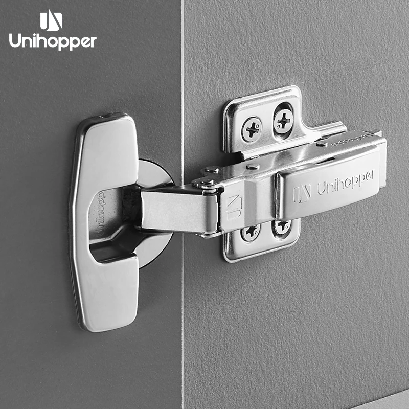Unihopper мебельная фурнитура двухсторонние скрытые петли мягкие закрывающие дверные для мебели