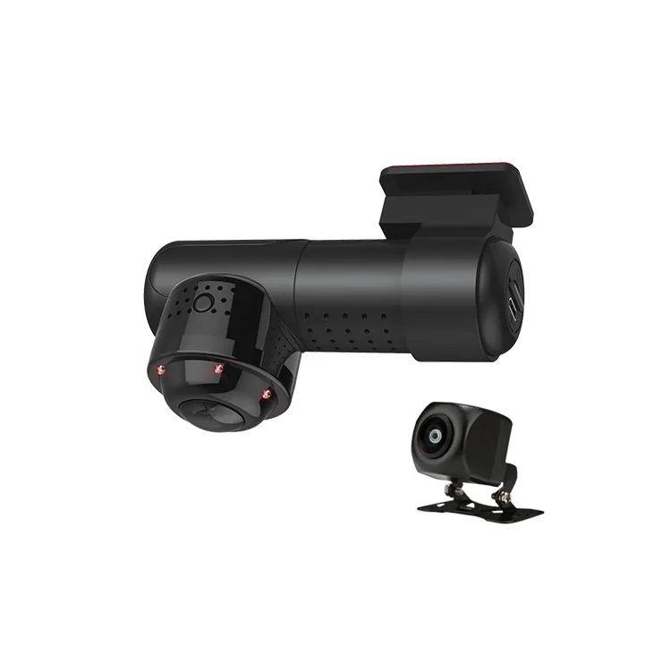 360-degree panoramic driving recorder starlight night vision infrared function 2K driving recorder FHD wifi  dash cam