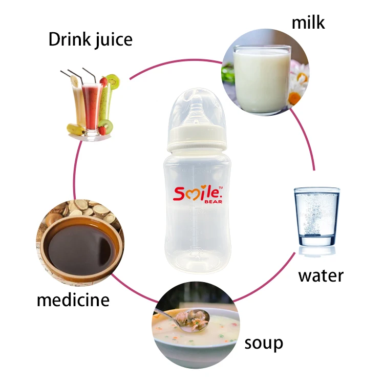 Hot Selling 2023 New Design PP Drinking Cup Baby Feeding Bottle Set