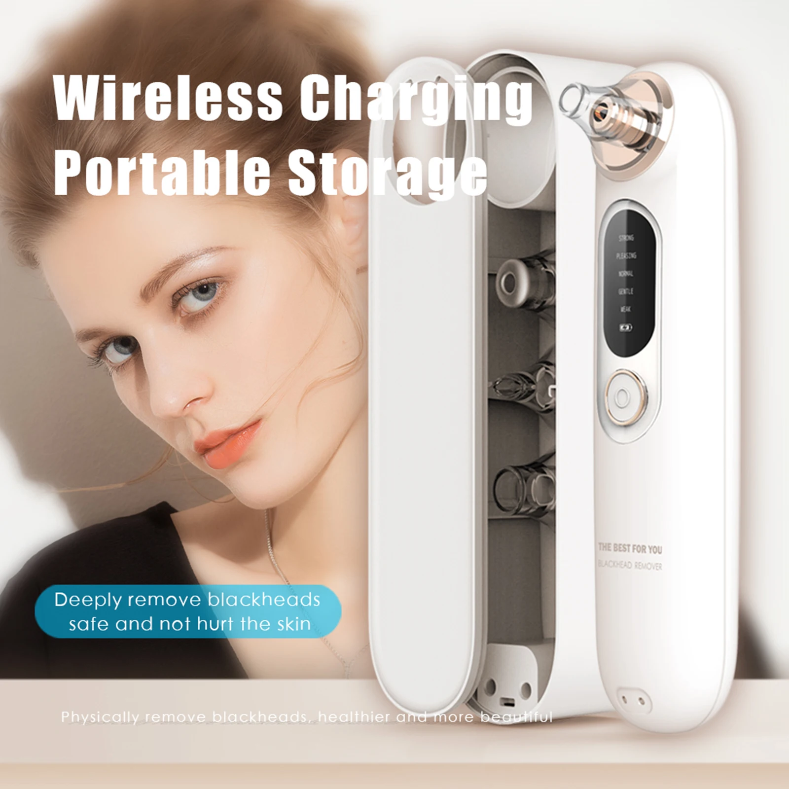 Beauty Device Blackhead Remover Pore Vacuum Cleaner Electric Pore Nose Vacuum rechargeable Blackhead Removal instrument