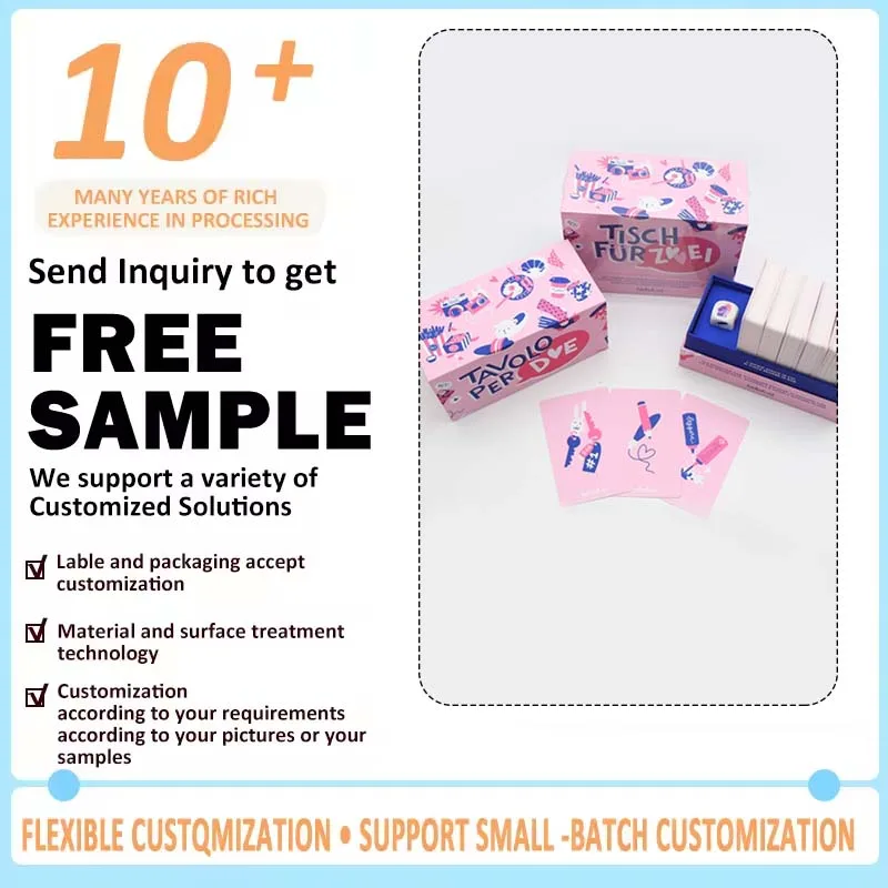 Customized Question Game Cards Printing Board Game Cards Wholesale  Deck Tarot Cards Carta De tarot