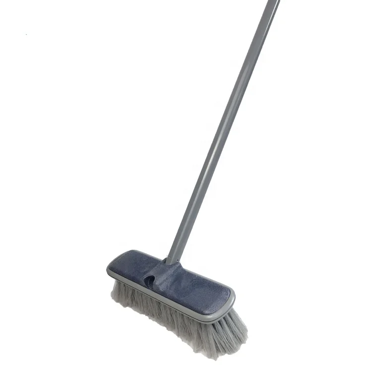 EcoClean, уход за автомобилем, 48 дюймов, длинная ручка, пластиковая, мягкая щетина, щетка для мытья автомобиля с бампером ТПР