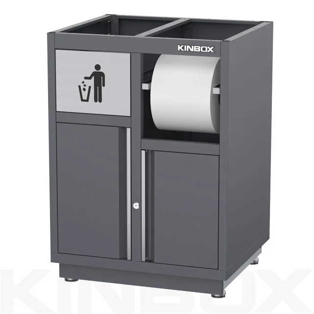 Kinbox 23 pcs Heavy Duty Tool Box Garage Storage Cabinet,Metal Work Benches for Industrial Workspace