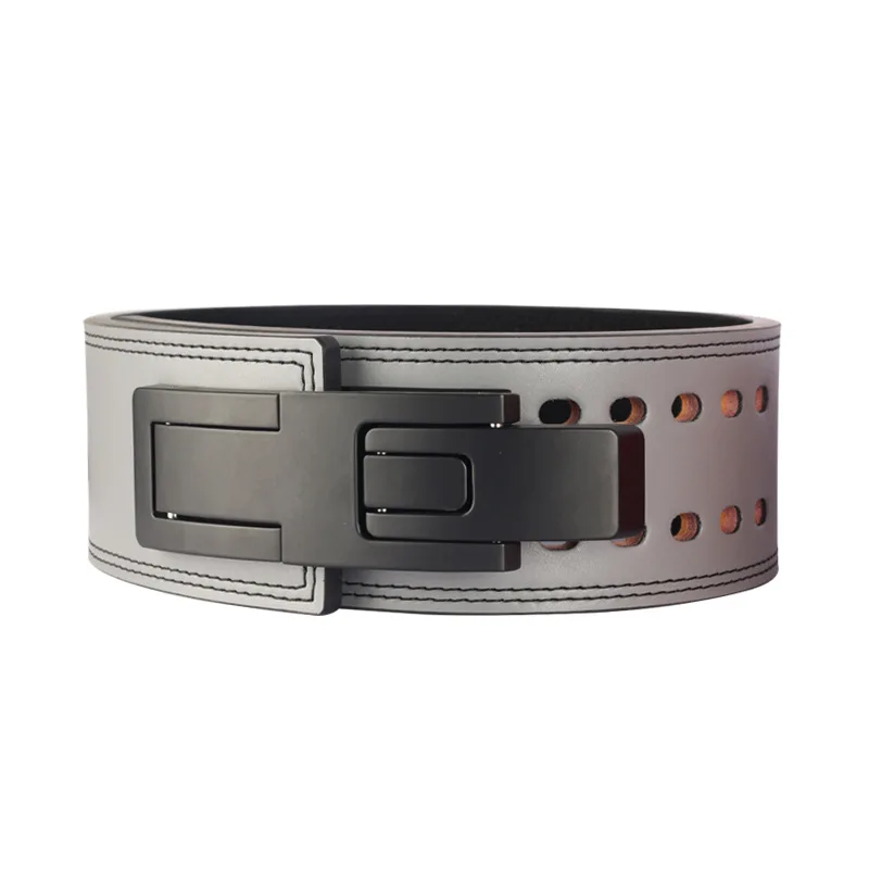 2025 Wholesale Custom Logo Fitness Back Support Squat Lever Weightlifting Powerlifting Weight Leather Lifting Gym Belt For Men