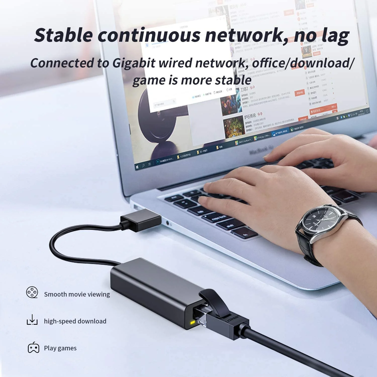  USB 3 0 к RJ45 Ethernet 1000M гигабитный сетевой адаптер для настольных компьютеров ноутбуков и т.
