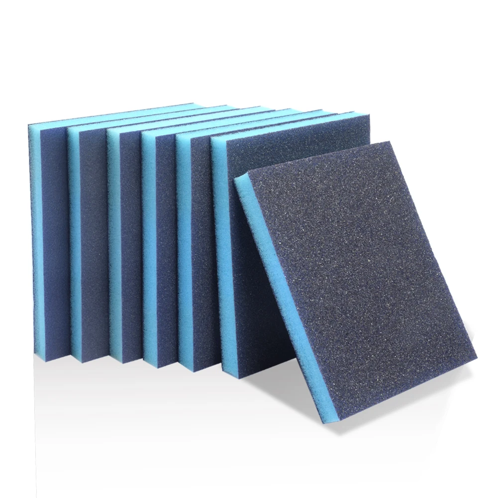 Superfine Washable Sand Sponge Abrasive Sanding Blocks Wet Dry Sandpaper Sponge