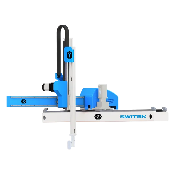 Cartesian Industrial Robot With 2 Axis For Mini Injection Molding Machine 3 axis robot arm