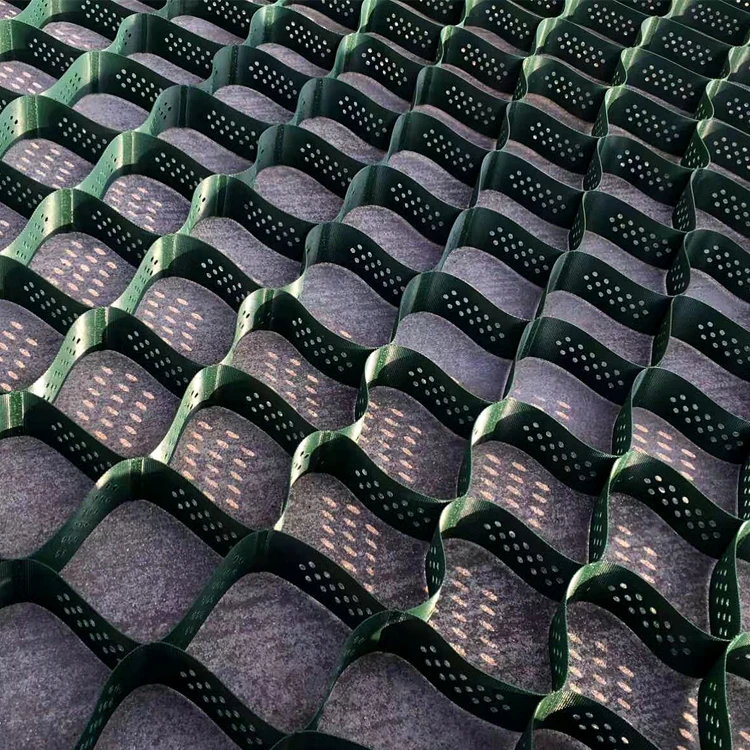 ZCWY HDPE geocells plastic geocell gravel grid hdpe geocell for retaining wall road construction