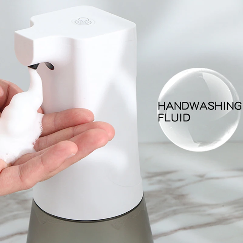 
ABS waterproof desktop wall mounted infrared automatic induction 350ml rechargeable foaming soap 