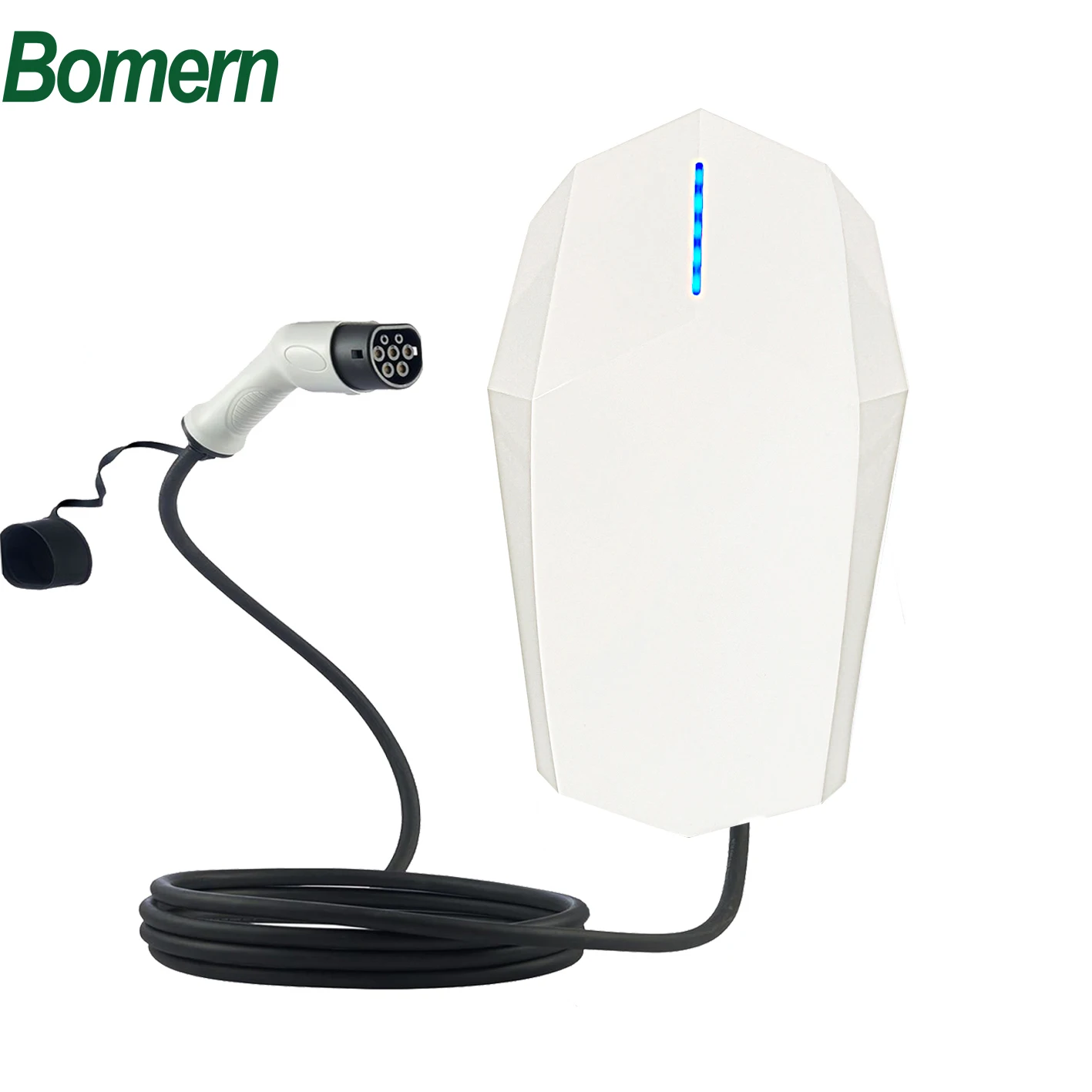 Type 2 IP55 waterproof ev charger 7kw 32A single phase EV charging station for electric cars