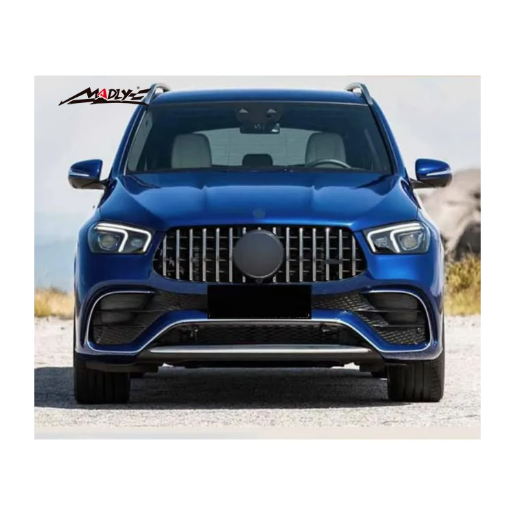 Perfect Installation body kits For Mercedes Benz GLE W167 Upgrade to GLE63 AMG Body kit Front Bumper Rear Bumper Grill Wheel Arc