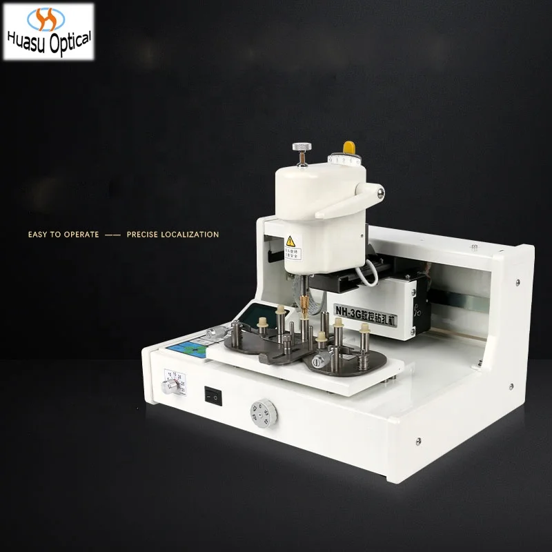 China optical equipment digital drilling machine optics lens driller NH-3G