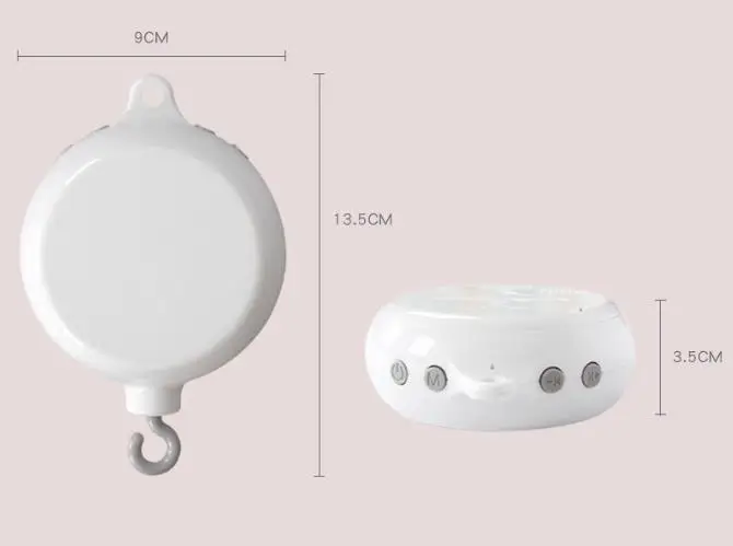
2020 New Smart Musical Baby Crib Mobile Baby Bed Bell Toy 35 Melody Version 