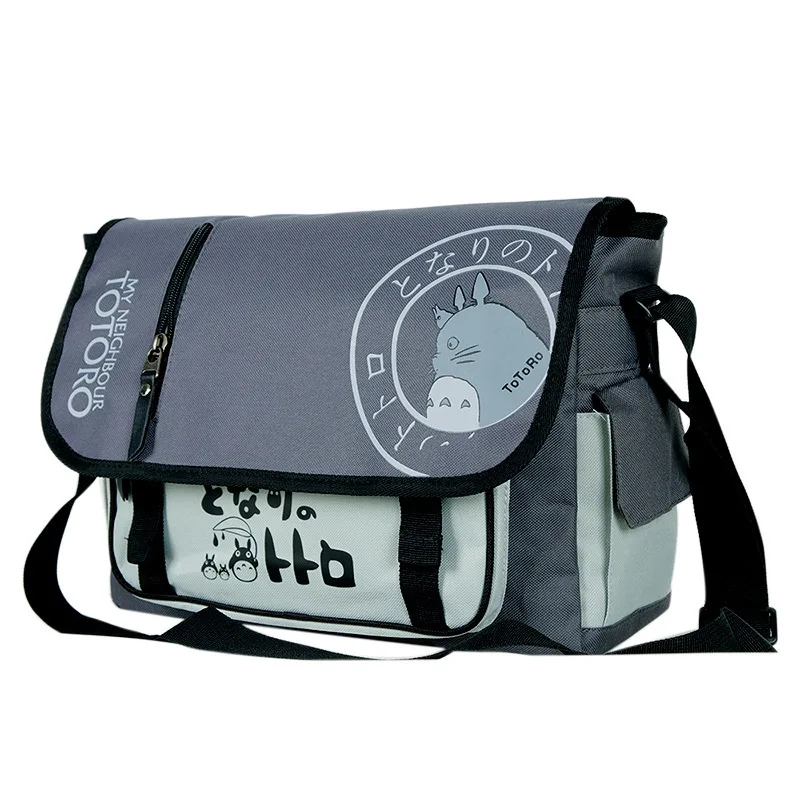 Anime Shoulder Bag My Neighbor Totoro Student Canvas Backpack Crossbody Shoulder Bags