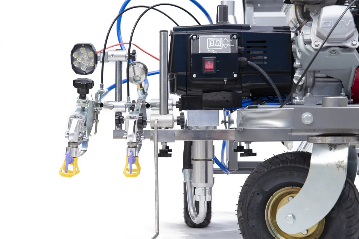 Hand-Push LS 6070 Cold Paint Road Line Marking Machine New Easy Maintenance with Reliable Engine and Pump Components