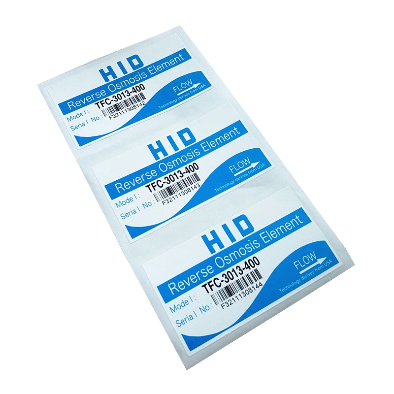 custom Serial number barcode label roll running water code label roll QR code label paper