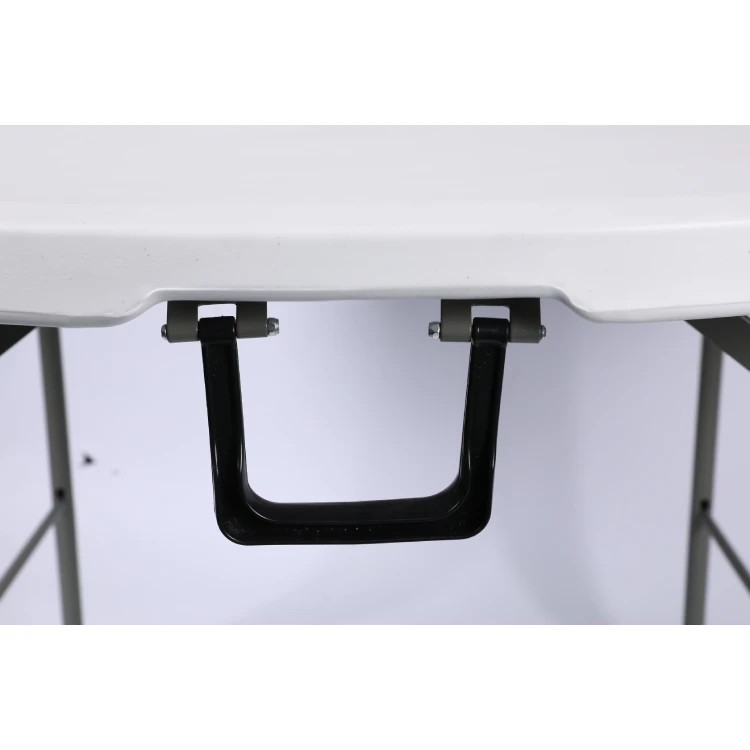 Cheap Hot Sale Outdoor picnic folding table With Metal Folding Legs portable Plastic round Folding Table