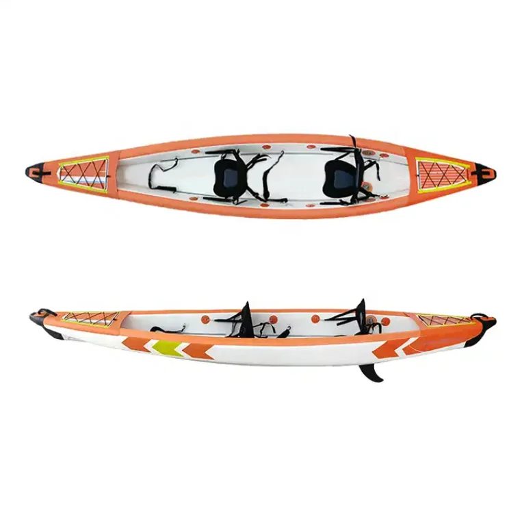New Design OEM Customization Inflatable Kayak Boat Wholesale Cheap Professional CE Certified Kayak PVC Drop Stitch Fishing Kayak