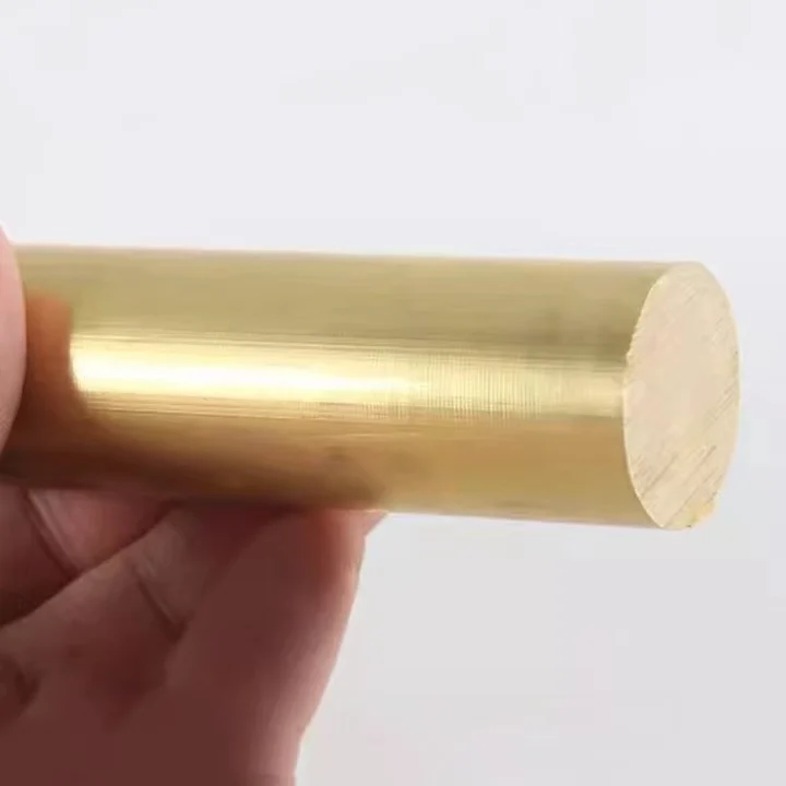 High Quality H59 Brass Bar Cuzn30 Flat Round Solid Brass Bars C2600 C2700 Round Copper Bar Brass Rod